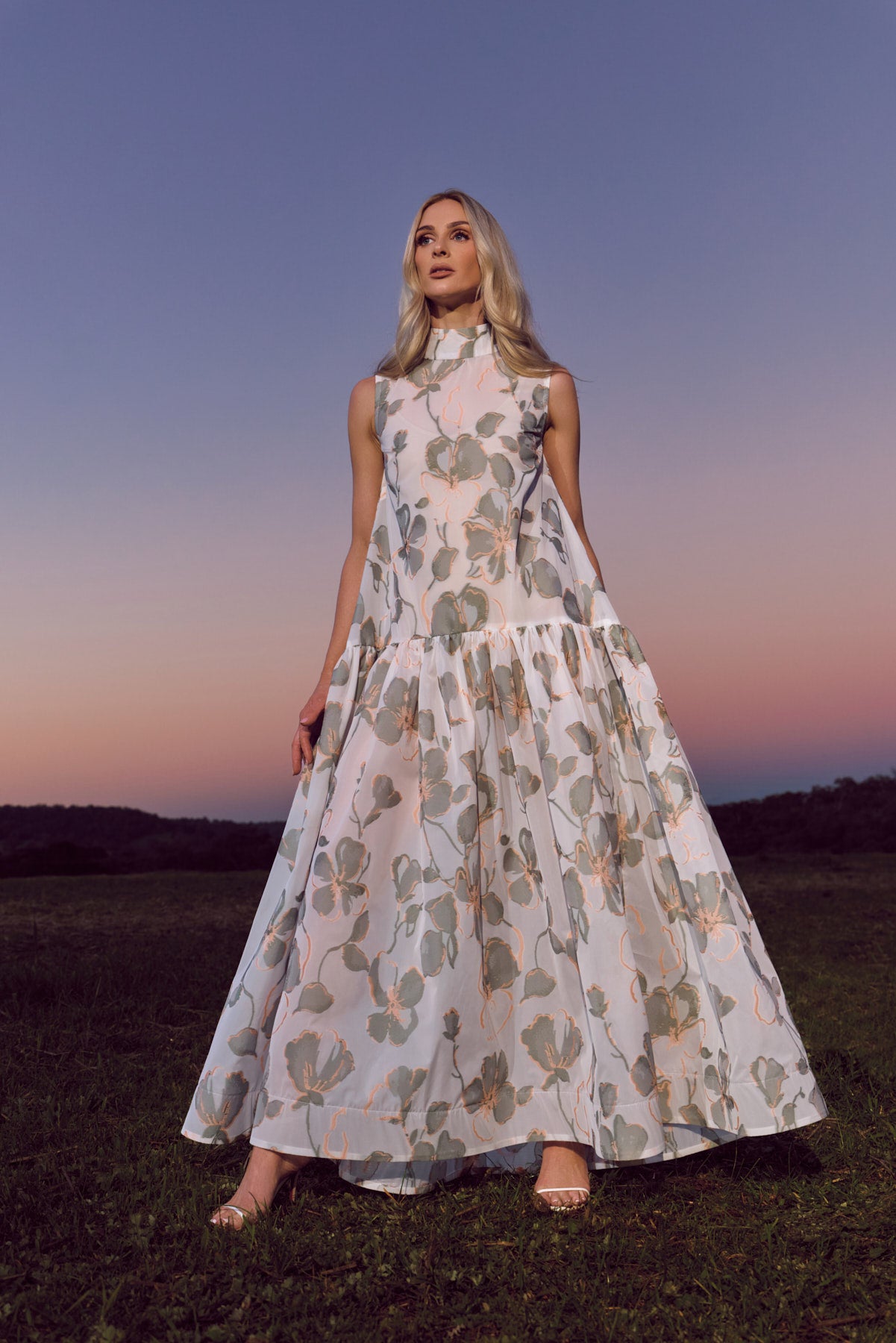 Peach sky